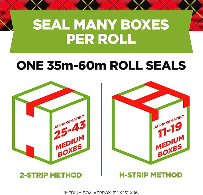 Scotch Sure Start Packing Tape Clear | Quiet Unwind | Easy Start Technology | 1.88 in x 25 yd | 6 Rolls, Pack of 6