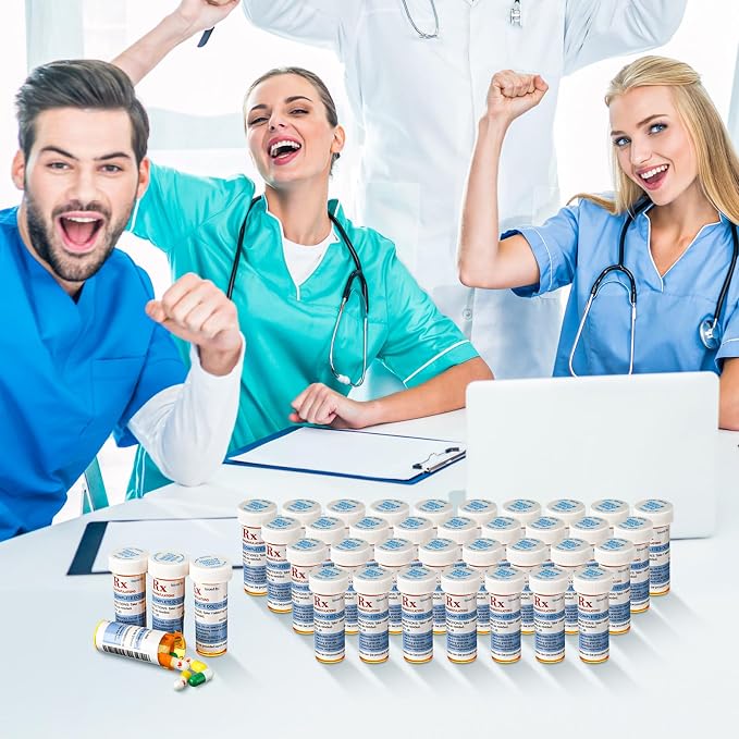 Kigeli 60 Pcs Nurse Graduation Party Favors Medication Pill Bottle Labels | Nursing Graduation Party Supply, Medication Pill Bottle Label, Pill Stickers, School Registered Bsn Rn Pharmd Pharmacist Gift