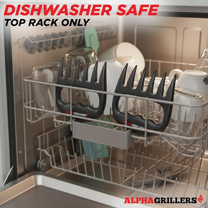 Alpha Grillers Meat Shredder Claws - Grilling Accessories Gifts for Men Dad Him Husband Boyfriend - BBQ Accessories Bear Claws Grill Puller for Cooking Shredding Barbecue Smoker Pulled Pork Chicken