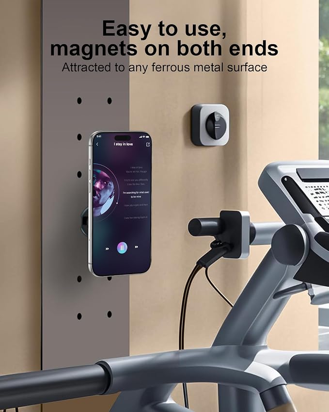 Mag Safe Phone Grip for iPhone 17 Pro Max Apple MagSafe Foldable Kickstand | Magnetic Finger Ring Holder, Magnetic Grip Metal Loop Stand MagSafe Car Mount,iPhone 17e/Air/17Pro/16e/16 Pro Max/15/14/13/12