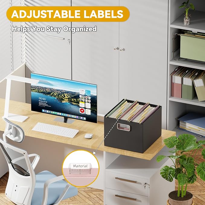 Plastic Hanging File Folders Legal Size,Heavy Duty 3" Expandable Legal Folders for Filing Cabinet,12 Pack Sturdy Extra Capacity Hang Folder with Tabs,Pastel Hanging File Organizer for File Box