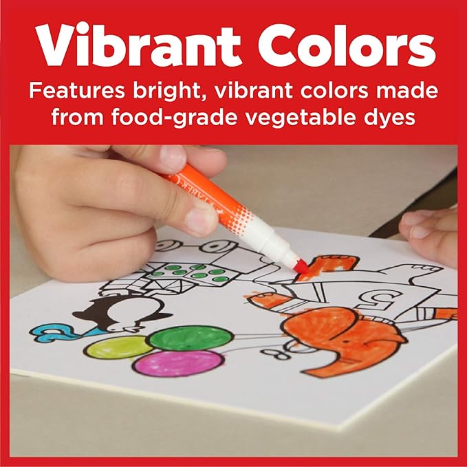 Faber-Castell DuoTip Washable Markers - 12 Markers, 24 Colors | Easter Basket Stuffers (Ages 4+)