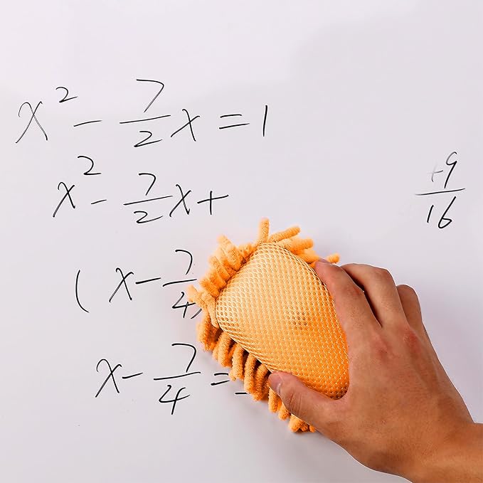 Mr. Pen- Magnetic Microfiber Shag Whiteboard Erasers, 4" x 6", 4 Pack | Dual Surface, Washable Large Dry Erase Board Cleaner for Chalk, Marker, Classroom, Office, Home