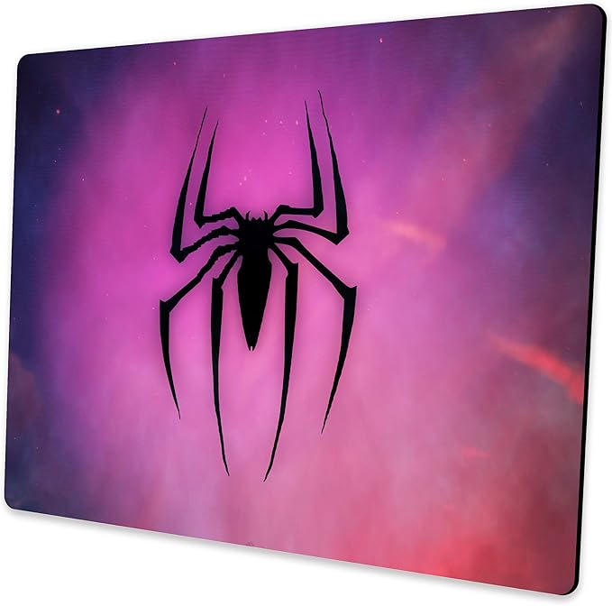 Spider Mouse pad Small Computer Mouse pad with Personalized Galaxy Spider Design Office Non-Slip Rubber Mouse mat