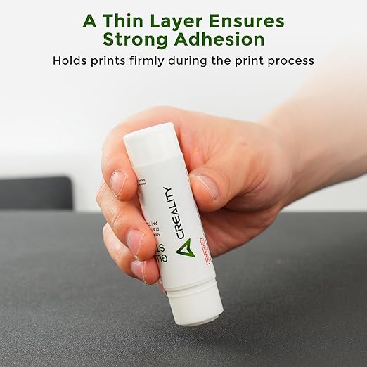 Creality 3D Printer Glue Sticks 4 Pack Enhanced First Layer Adhesion Reduce Warping on Hot Bed, PVP Solid 3D Print Glue Sticks Compatible with PLA/ABS/PETG/PC/PA/TPU, Each Weighing 21g/0.74oz