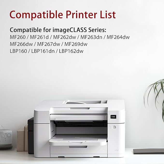051H Toner Cartridge - Replacement for Canon 051H High-Yield Black Toner Cartridge CRG-051H for Canon Imageclass MF263dn MF264dw MF266dw MF267dw MF269dw LBP162dw LBP161dn Printer (Black, 2-Pack)
