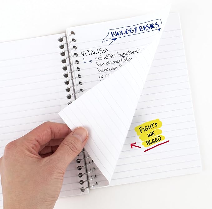 Five Star Spiral Notebook, 1 Subject, College Ruled Paper, 4-3/8" x 7", Small Size, 80 Sheets, Fights Ink Bleed, Water Resistant Cover, Gray (450048AA3-ECM)
