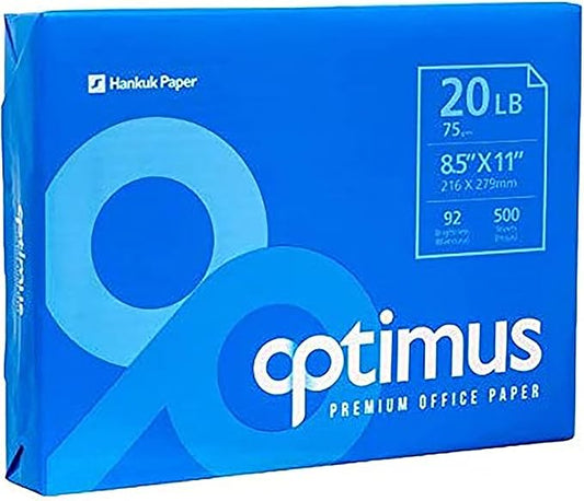Multipurpose Copy and Print Paper, 8.5 x 11, 92 Bright, 20lb (500)