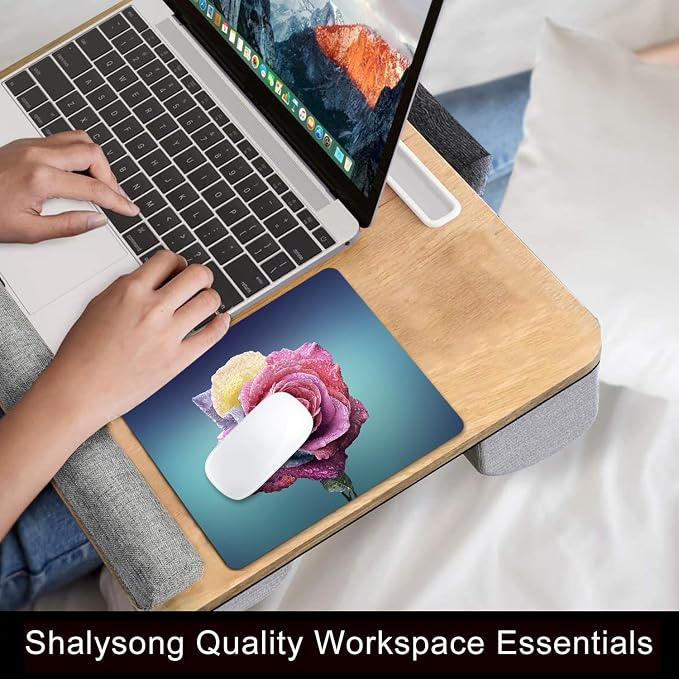 Colorful Rose Mousepad Computer Mouse pad with Design Personalized Mouse pad for Laptop Computer Office Decoration Accessories Gift