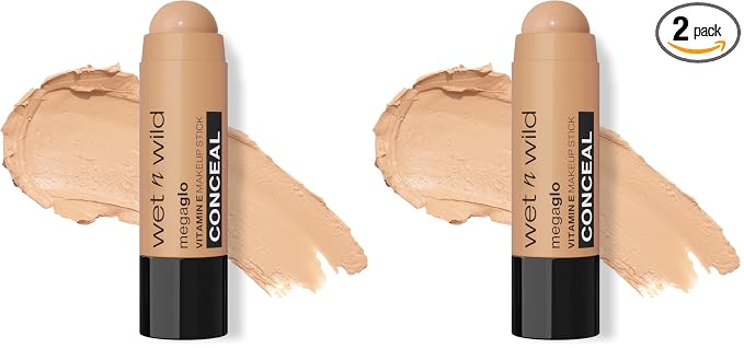Wet n Wild MegaGlo Makeup Stick Conceal and Contour Neutral You're A Natural,1.1 Ounce,809 (Pack of 2)