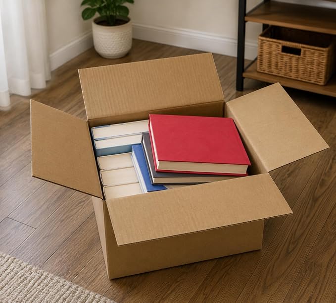 Corrugated Cardboard Boxes, 25 Pack, 12 x 12 x 10 inch