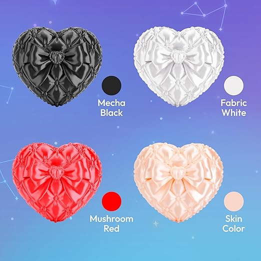 AMOLEN Silk PLA 3D Printer Filament 1.75mm 200g x 4 Spools Bundle, Exclusive Skin/Red/Black/White High Gloss Metallic PLA for Anime Classic Game Hero, Dimensional Accuracy +/- 0.02mm