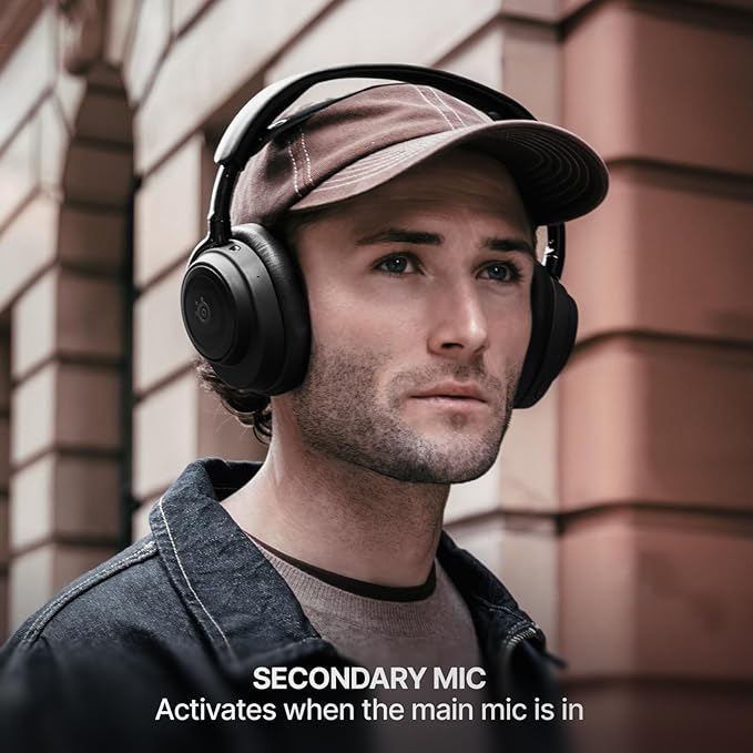 SteelSeries Arctis Nova Elite - Hi-Res Wireless Gaming Headset — 96kHz/24bit — Carbon Fiber Speakers — ANC — AI Noise Rejection — App — 2.4GHz + BT — Multi-Source Mix — OmniPlay PC+PlayStation+Xbox