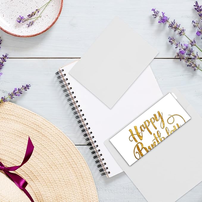 100Packs A4 White Envelopes 4x 6 Inch Card Envelopes,Self Seal for Weddings, Greeting Cards，Mailing， Invitations, Photos, Postcards