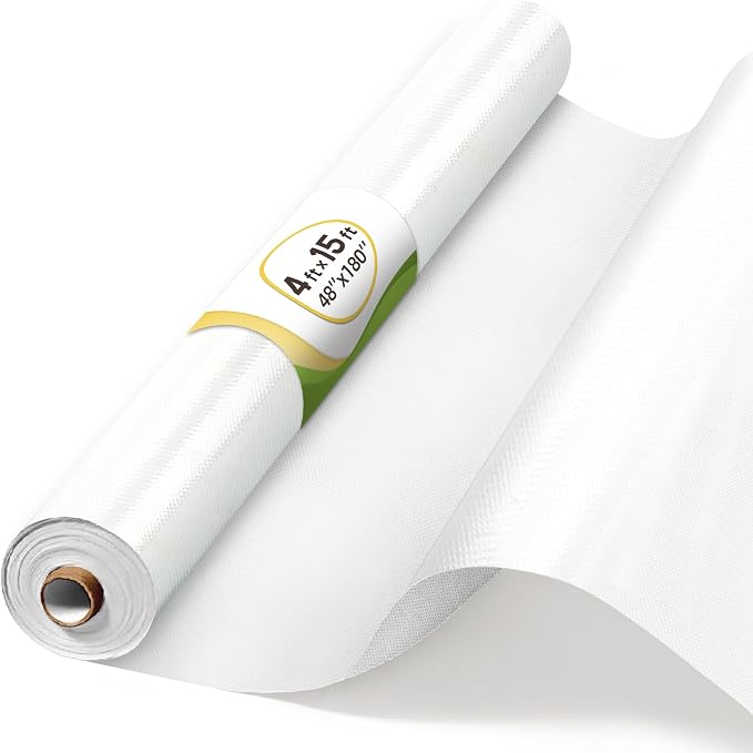 4x15ft White Bulletin Board Roll,DIY Background Decor | Durable hole-free recovery, Flexible cut-to-size material, Effective noise barrier, Student work & note display wall