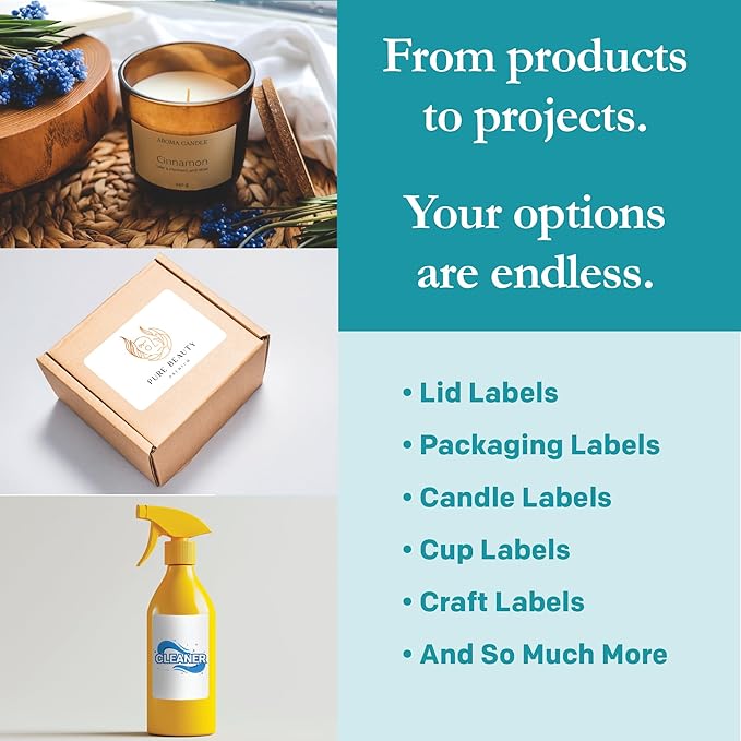 Premium Label Supply White Sticker Product/Shipping Labels – 3" x 2" – Laser/Inkjet Compatible – (10 per Sheet), 1000 Sheets – 10,000 Total Adhesive Labels