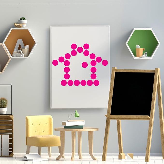 1400 PCS Circle Dot Stickers 3/4" Round Coding Label | Used for manual labor in kindergartens, garage yard price sales, organizing activity color groups,marking spice bottles