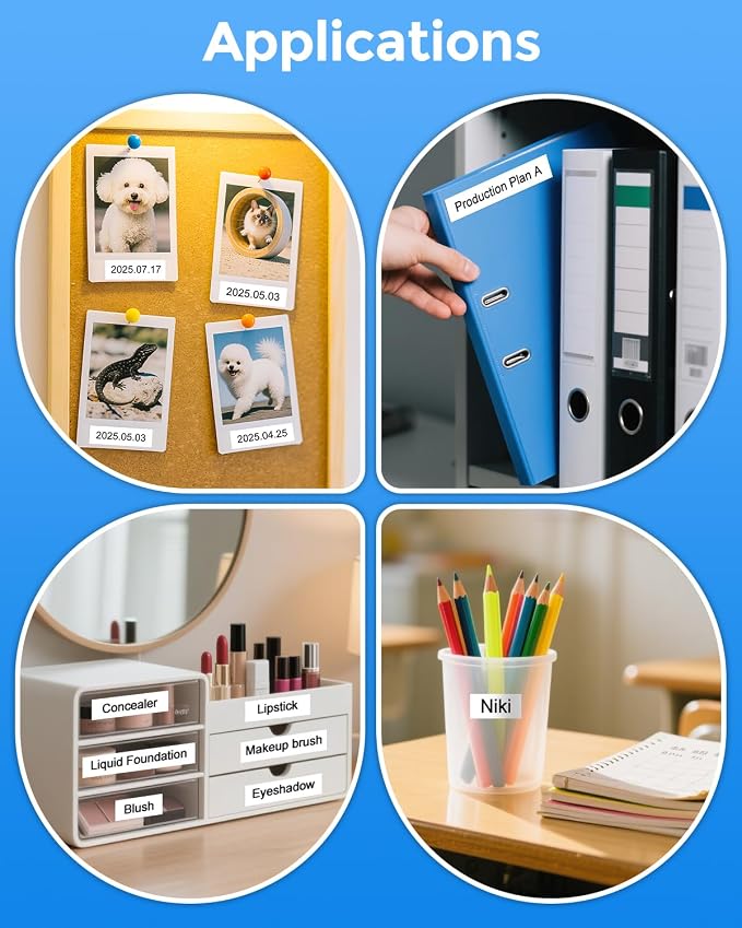 TZ-241 Tape 18mm 0.7 Laminated White Tape Compatible for Brother TZe-241 | Tze241 3/4" Tze Tz Label Tape Tze241 Refill for Brother Ptouch Label Maker PTD400 PTD410 PT-D610BT PTD460BT PTP710BT, 10 Pack