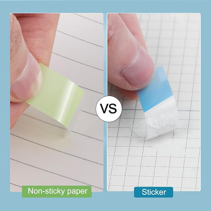 Golcellia Sticky Notes Tabs 900 Pieces Transparent Sticky Tabs, 0.47 Inch Index Tabs, Writable Repositionable Book Tabs Page Markers for Notebooks, Files, Journals, Soft Cool Colors