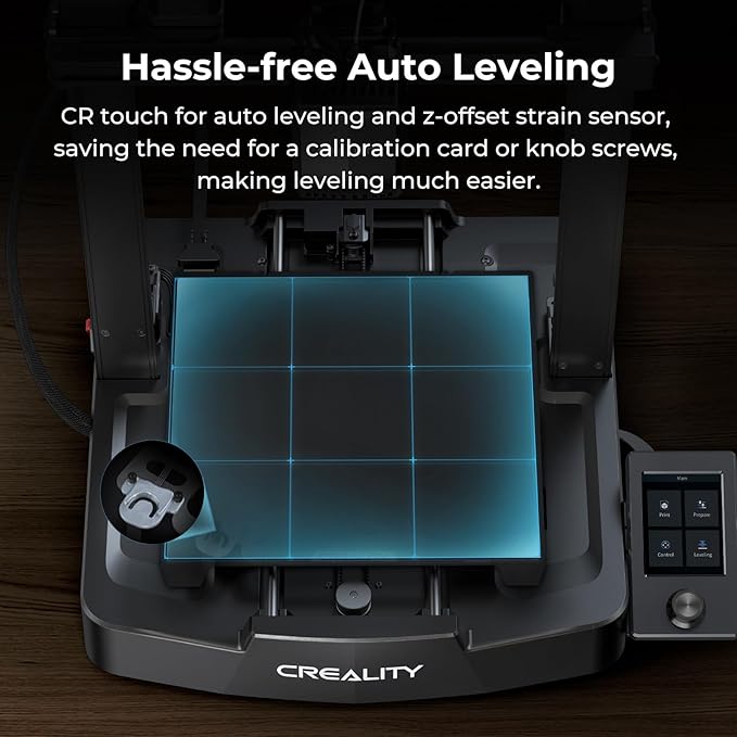 Creality Ender 3 V3 SE 3D Printer, 250mm/s Faster Print Speed CR Touch Auto Leveling Sprite Direct Extruder Dual Z-Axis Auto Filament Loading Ender 3 Upgrade 3D Printer Print Size 8.66x8.66x9.84 inch