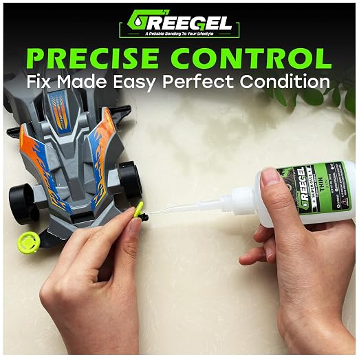 Thin Liquid Super Glue 2 oz + 3g Gel Glue for Woodworking, Clear CA | Clear Drying Formula, Precise Bonding and Gap Filling, Strong Cyanoacrylate Adhesive for Wood, Plastic, DIY Repairs,Ceramic