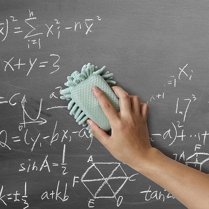 Mr. Pen- Magnetic Microfiber Shag Whiteboard Erasers, 4" x 6", 8 Pack, Dual Surface, Washable Large Dry Erase Board Cleaner for Chalk, Marker, Classroom, Office, Home