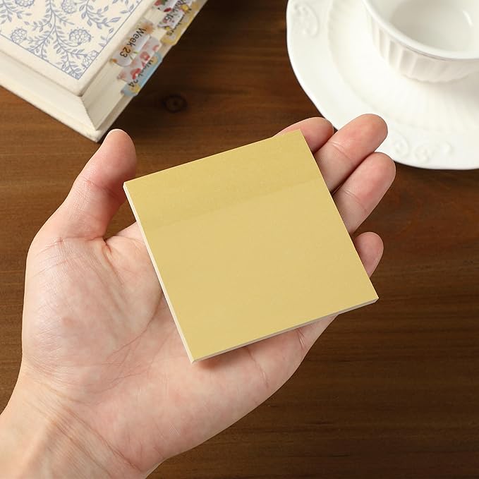 Mr. Pen- Sticky Notes, 3”x3”, 12 Pads, 600 Sheets, Autumn Earth Sticky Notes 3x3, Stocky Notes for Bible Journaling
