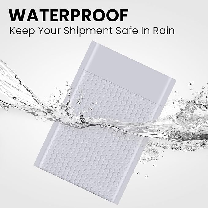 Bubble Mailers 8.5x11inch 50Pack Grey Bubble Mailers Self-Seal Padded Mailing Envelopes Bubble Opaque Padded Mailer for Small Businesses to Package and Mail Jewelry Cosmetics#000（white，grey）