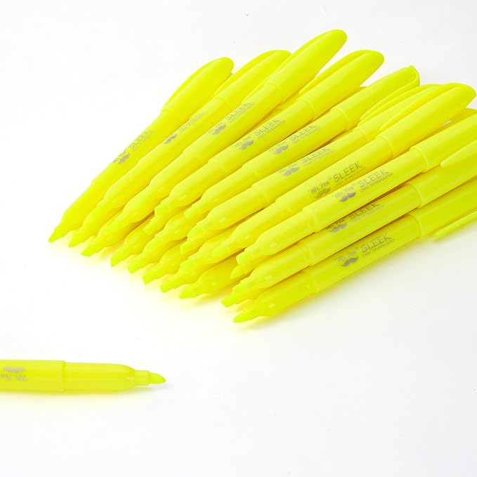 Mr. Pen- Yellow Highlighters, 30 Pack, Chisel Tip, Quick-Dry | Smear-Resistant, Odorless Yellow Highlighters Bulk for School, Office & Journaling