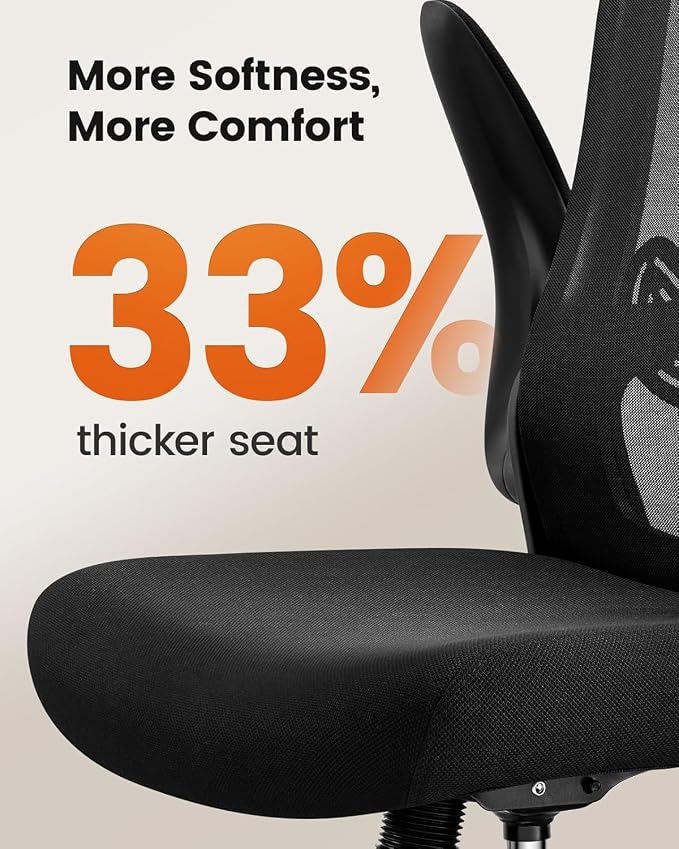 ErGear Drafting Chair, Standing Desk Chair with Flip-Up Armrests, High Desk Chair Adjustable Height, Ergonomic Tall Office Chair with Lumbar Support and Adjustable Footrest Ring,3 Pack