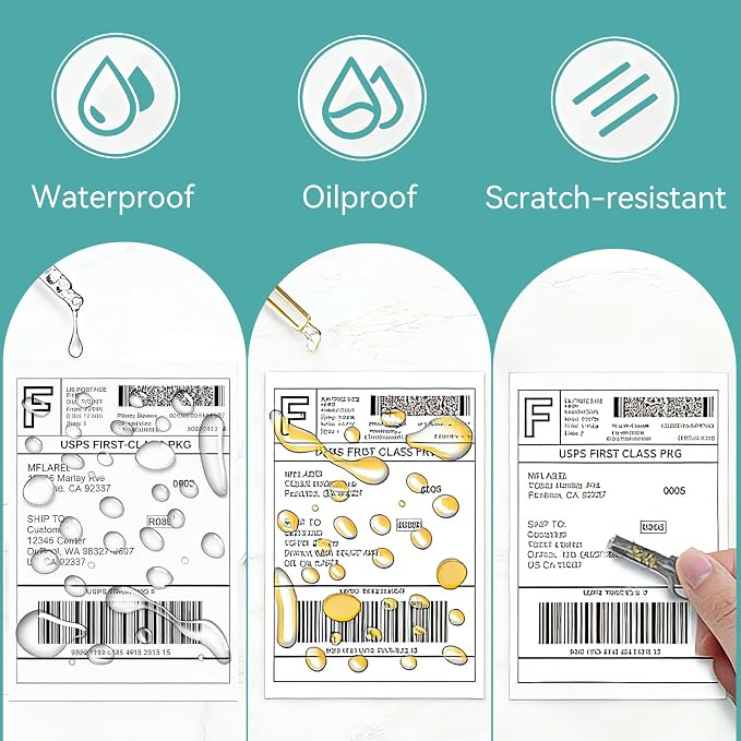 3000 Pcs 4"x6" Direct Thermal Shipping Labels, 12 Rolls of 250 | Compatible with Zebra, Rollo, Munbyn & Most Thermal Printers, Perforated Strong Adhesive, For UPS, FedEx & USPS