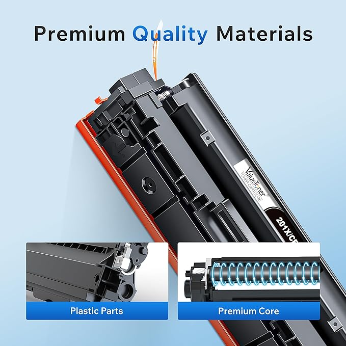 Valuetoner Compatible Toner Cartridge Replacement for HP 201X Black HP 201A CF400X High Yield for HP Color LaserJet Pro MFP M277n M277dw M277c6 M252n M252dw M274n M252 M277 Series Printer (1 Pack)