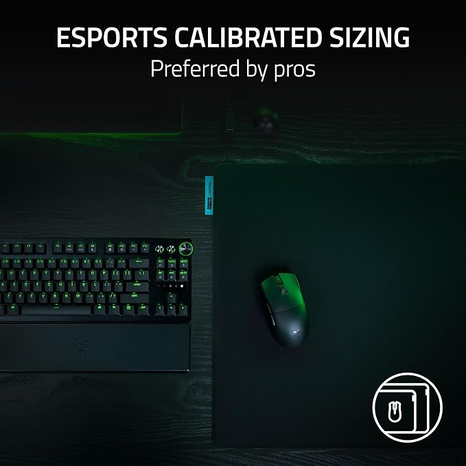 Razer Gigantus V2 Pro Soft Esports Gaming Mouse Pad (Control) – High Friction Cloth Surface, Tracking Accuracy, GlideCore Foam, Anti Slip Base, Low-Profile Stiched Edges – Large