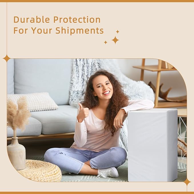 Fuxury 500 Pack 24x36" Extra Large Poly Mailers Bulk,Heavy Duty XXL Mailing Envelopes for Clothing,Strong Adhesive Self Seal Big Poly Shipping Bags for Postage Return Books Small Business(White)