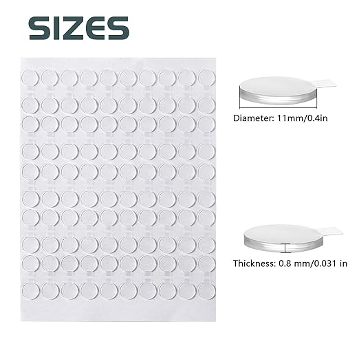 Adhesive Stick dots Two-Sided Sided Mounting Putty Stick Tack for Wall Hanging Crafts Balloons Festival Party Decorations,Clean Removable(0.4"*0.4"-900)