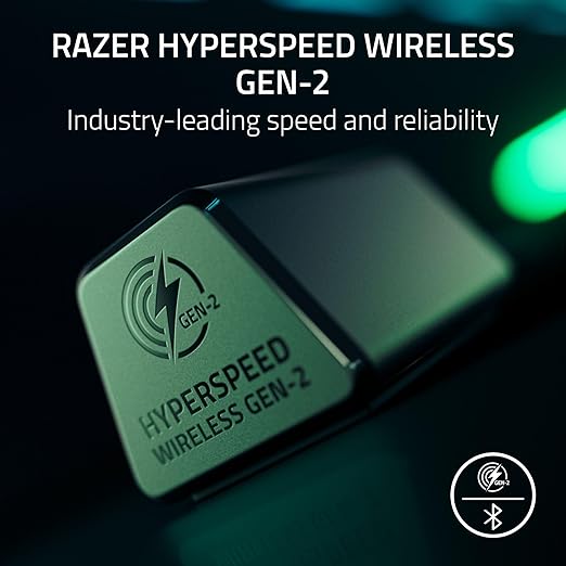 Razer BlackShark V3 Pro Wireless ANC Gaming Headset for PS5: Full Band Mic - 50mm Drivers - 2.4 GHz, Bluetooth, 3.5mm - Works with PC, Mac, Nintendo Switch, Smartphone - Long Battery Life - White
