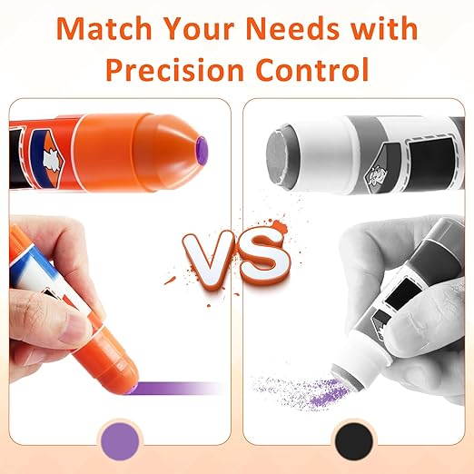 6Pcs Precision Tips Compatible with Elmer's 7g Glue Sticks, Fine Tip Glue Applicator for Family Crafts, Sewing, and Paper Projects
