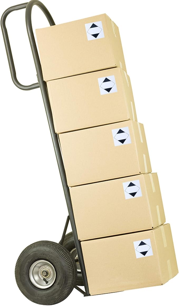 Hybsk 4x4 Inch Ground ORM-D Diamond Shipping Labels for Warehouse Handling Transport Square Shipping Stickers (4x4 inch)