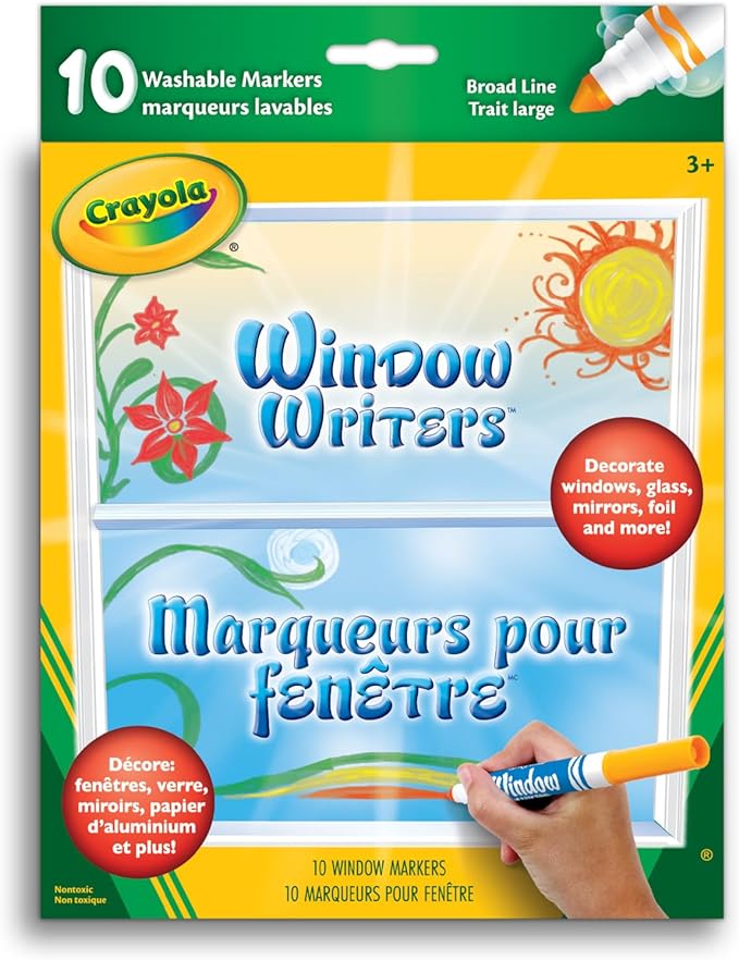 Crayola : 10 Washable Markers Window (Bilingual)