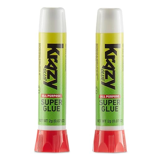 Krazy Glue KG58548R All-Purpose 0.07 Oz Super Glue Tube 2 Pack; Great for Everyday Household Repairs; Forms an Extra-Strong Bond on Wood, Rubber, Glass, Metal, Plastic and Ceramic 12 Pack