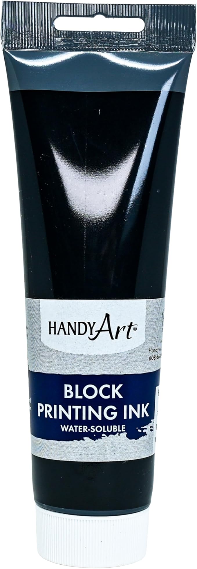 Handy Art 308-060 Water Soluble Block Printing Ink Tube, Black, 5-Ounce