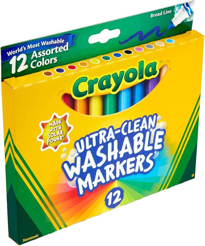 Crayola Ultra Clean Markers 12ct