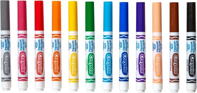 Crayola Ultra Clean Markers 12ct