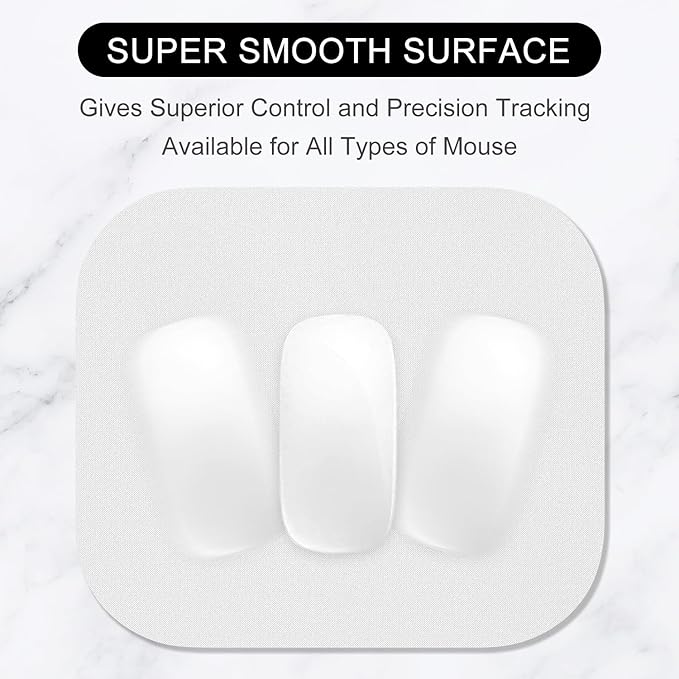 Hsurbtra Mouse Pad, Premium-Textured Small Square Mousepad 8 x 9 Inch Gray, Thick 3 mm Anti-Slip Waterproof Rubber Pretty Cute Computer Mat for Office Home Gaming Laptop Men Women Kids