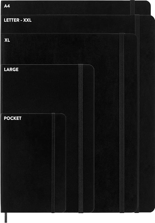 Moleskine Classic Notebook, Soft Cover, Large (5" x 8.25") Dotted, Sapphire Blue, 192 pages