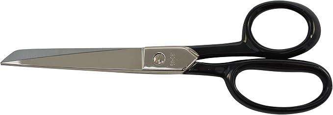 Westcott Forged Nickel Plated Straight Office Scissors, 8", Black