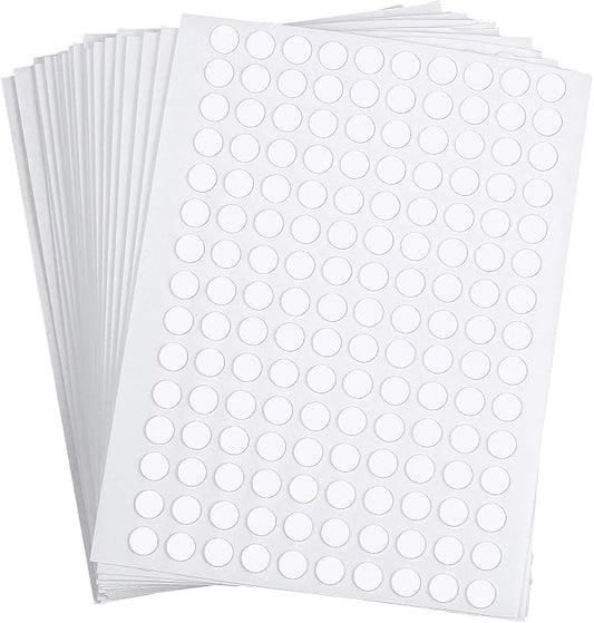 Zonon 3000 Pcs Double Sided Adhesive Dots Clear Glue Point Tape Stickers Balloon Glue Round Mini No Traces Adhesive Sticker Dot Sticker for Classroom Decor Craft DIY Office (0.47 Inch/ 12 mm)