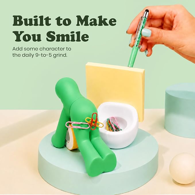 The Butt Tape Dispenser – Funny Gifts for Men – Weird Stuff, Desk Accessories for Men - Novelty, Fun Office Supplies Gag Gifts for Men - Teacher Gifts Boss Gifts for Men - Going Away Gift for Coworker