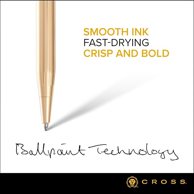 Classic Century 23kt Gold Plated Ballpoint Pen With 23kt Gold Plated Appointments
