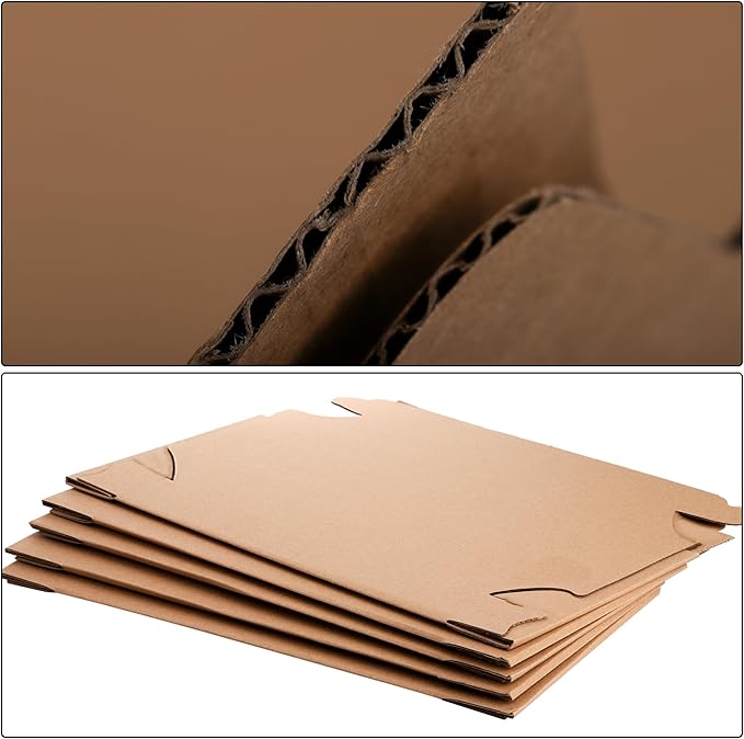 Cedilis 30 Pack 12x8x2 Inches Shipping Boxes, Brown Corrugated Cardboard Mailer Boxes, Medium Mailing Boxes for Shipping Packing Small Business